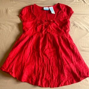 Announcements Red tie back maternity top size XL